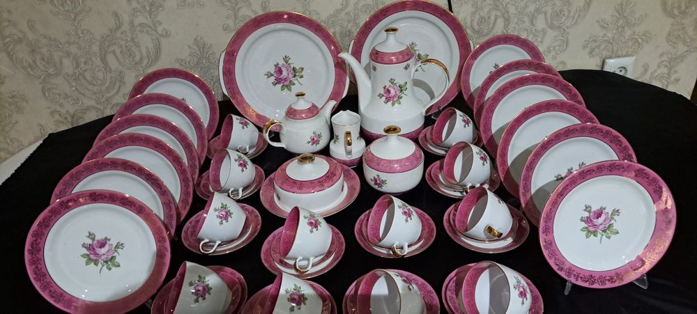 Германия редкий чайный сервиз на 12 персон 55 придмета новый