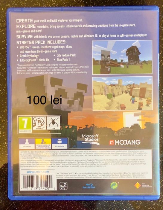 Joc mindcraft Playstation 4