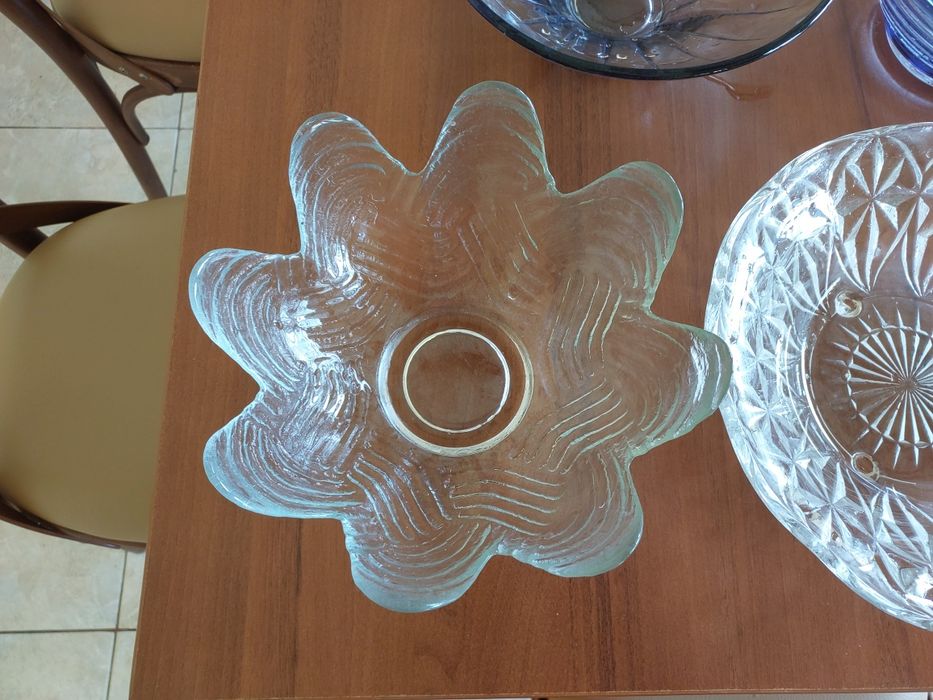 Стъклени фруктиери за кухня/хол