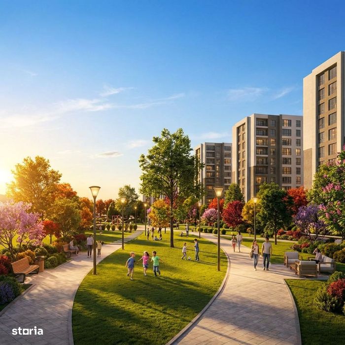 2 Camere, Militari, Ansamblu Cu Parc Privat- Paza-Dotari Premium