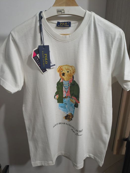 Tricou autentic bumbac Polo R. Lauren oversized calitate premium