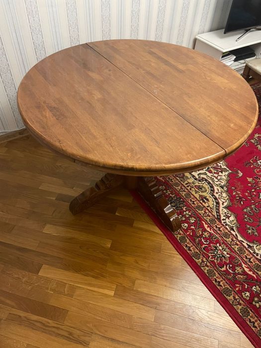 Стол и 6 стульев дерево