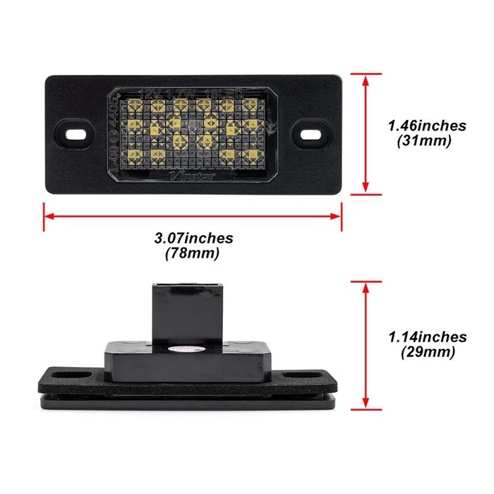 Lampi/lampa led numar VW Touareg,Cayenne,Tiguan,Passat