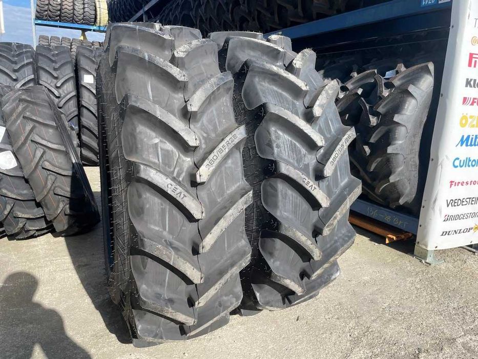 Cauciucuri radiale noi 380/85R28 marca CEAT pentru tractor CASE
