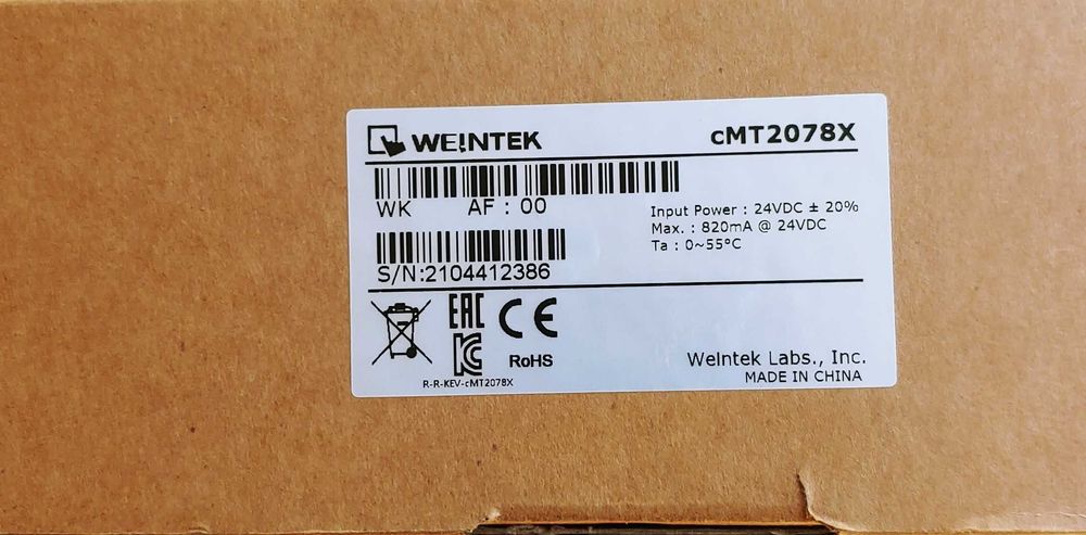 Weintek cMT2078X HMI
