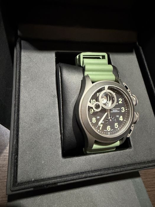 HAMILTON Khaki Frogman Chrono titanium VALJOUX 7750