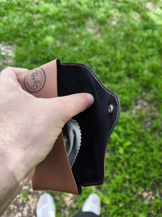 Ray ban калъфи за очила от естествена кожа