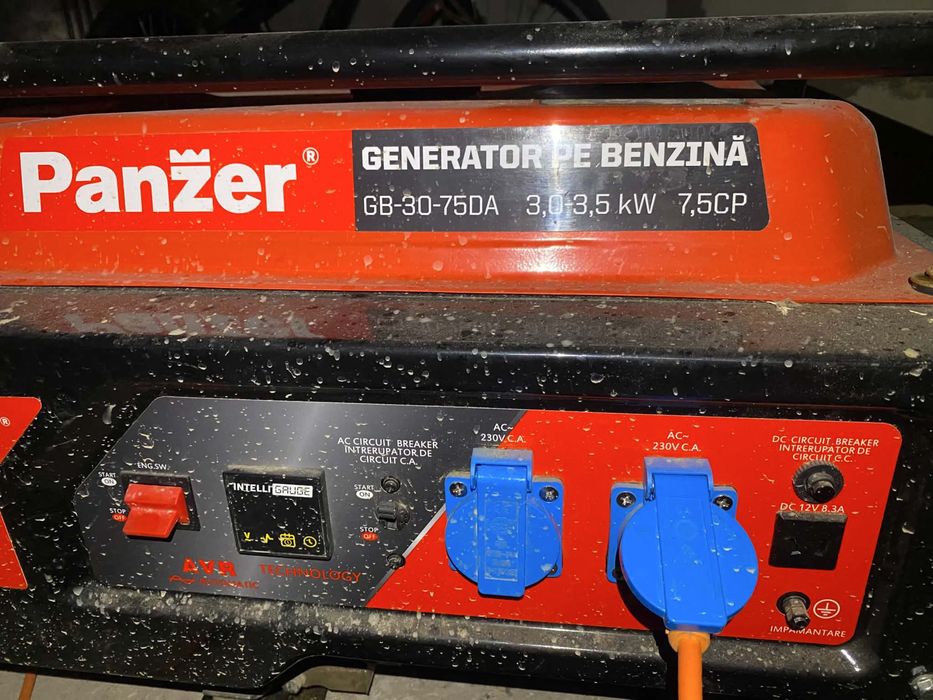 Generator Panzer GB-30-75DA – 3.0 kW (3.5 kW maxim)