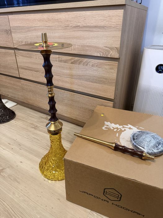 Oferta limitata!narghilea japona sensey gold pe maro si rosu