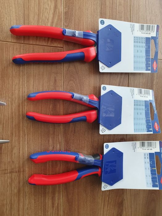 Clești profesionali mecanici cromati KNIPEX