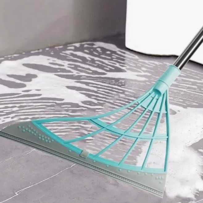 Многофункциональная швабра-щетка с силиконовым скребком