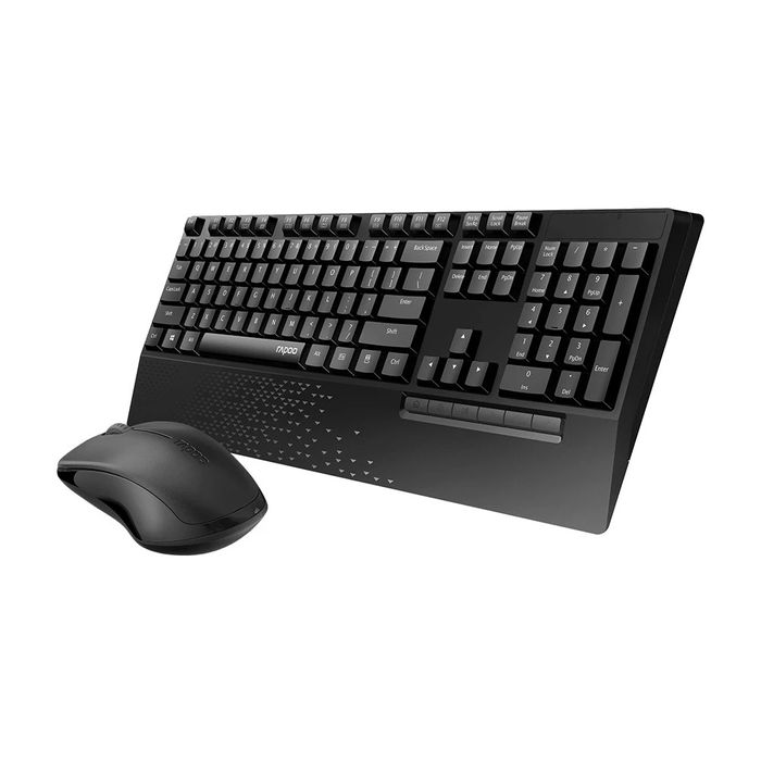 # Клавиатура и мышь Rapoo X1960 Беспроводной комплект black Ru