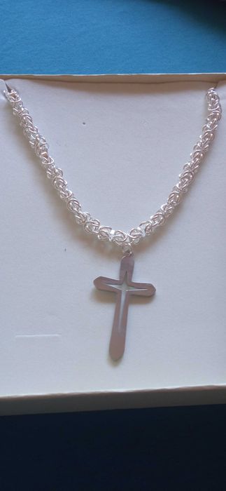 Нов, масивен, сребърен комплект( или само ланец. Много модели, кутия.