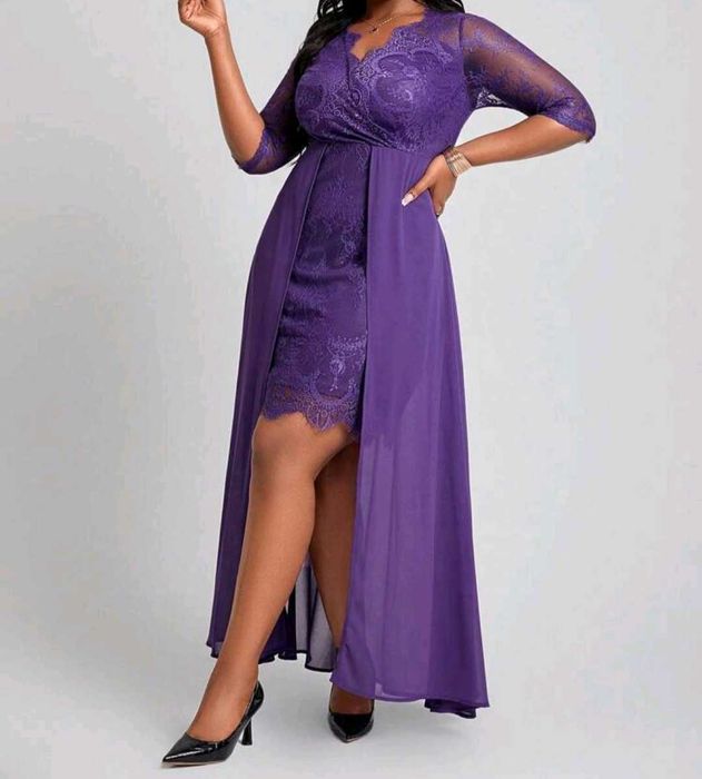 Елегантна рокля за повод за по-едри дами, р-р Хл