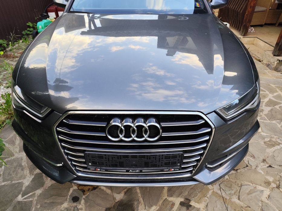 Fata completa Audi A6 C7 4G facelift Sline cu faruri matrix.2015+  Bara Sline far capota trager aripa radiator ventilator