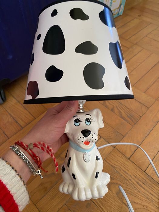 Нощна лампа костенурка и порцеланово куче