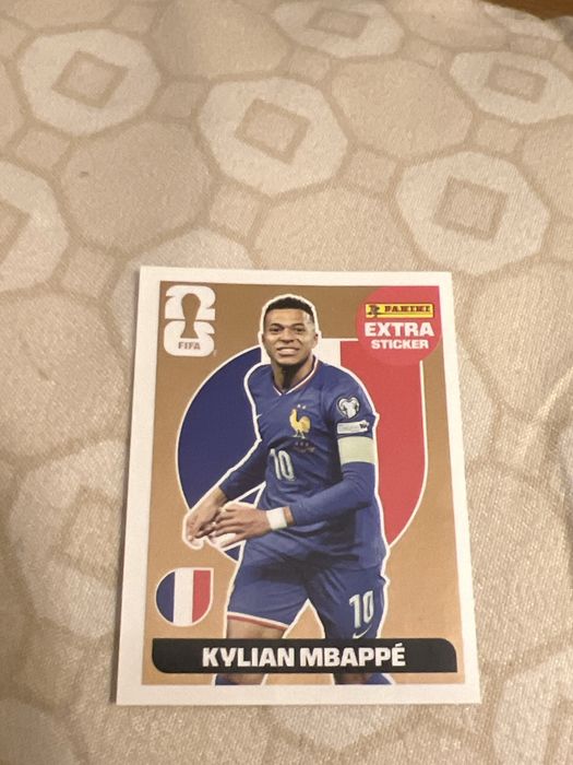 Kylian mbappe panini extra sticker