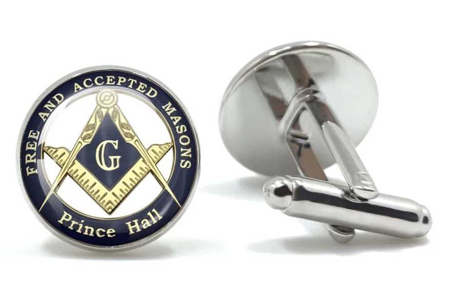 Копчета за Ръкавели Масонски Тамплиер Freemasons Illuminati Cufflinks