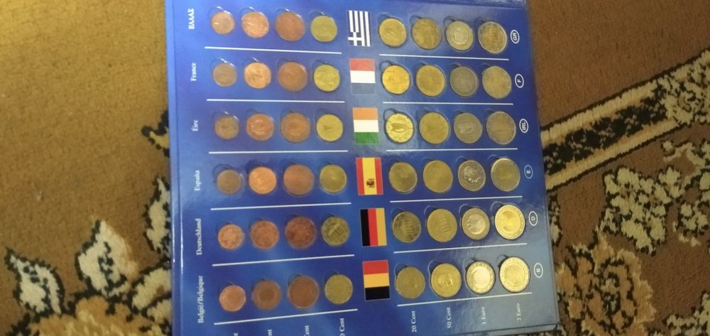 Коллекция евро монет