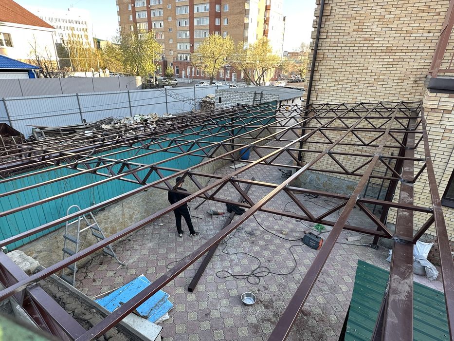 Установка навесов