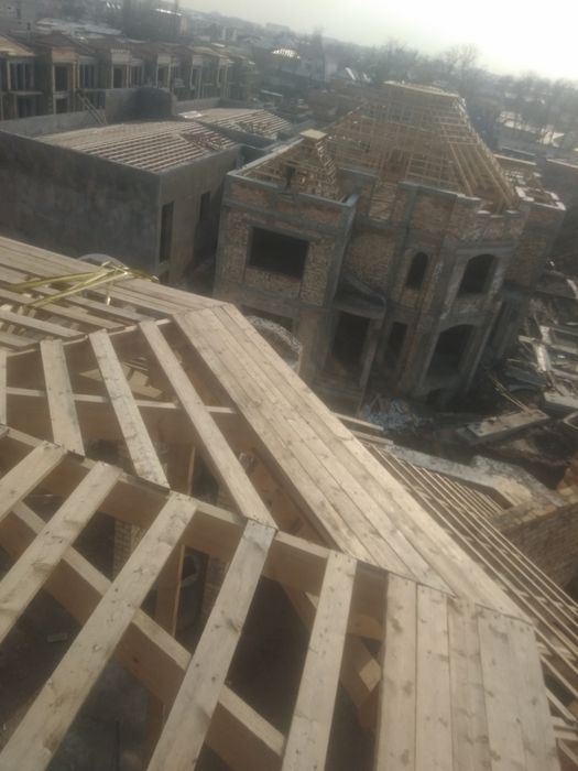 Strapil qoqamiz tom yopamiz profnastil