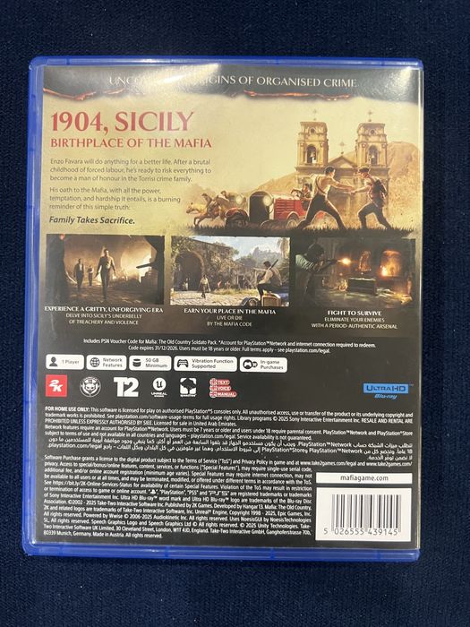 Mafia The Old Country на PS5