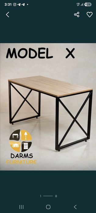 Лофт стол парта письменный стол loft stol parta pismenniy stol