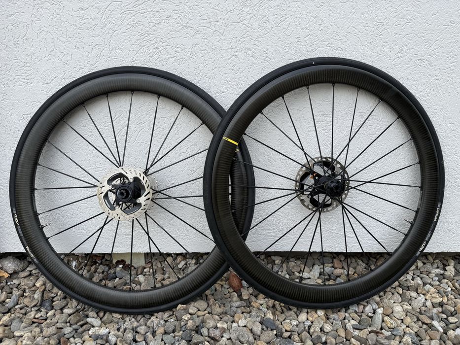 Roti carbon bicicleta cursiera Mavic Cosmic SLR45