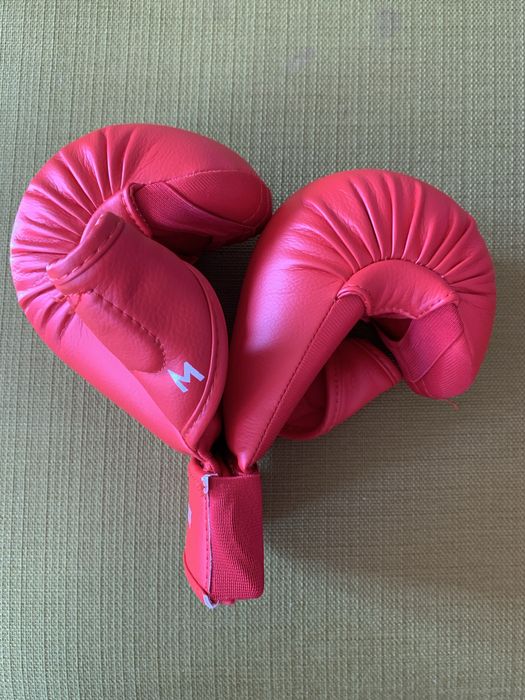 Manusi de protectie Kumite - Mitene Karate (rosii) M si L