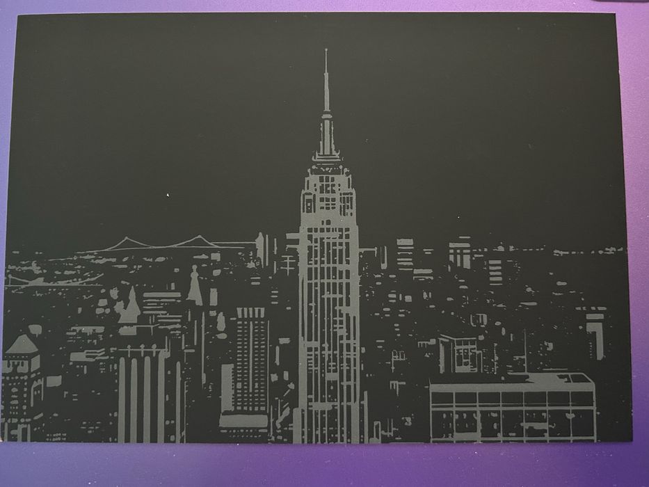 Скреч карта тип оцветяванка