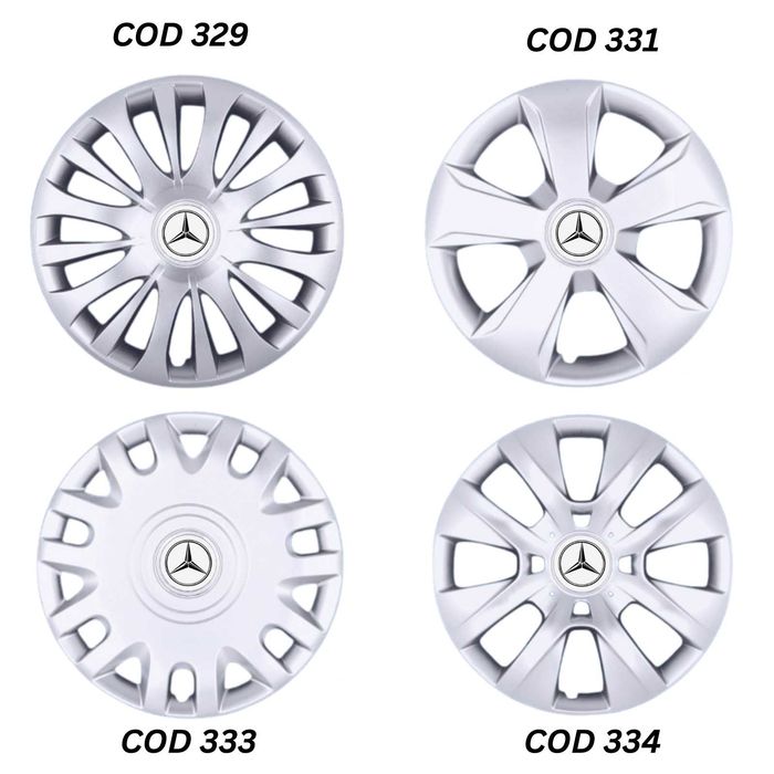 Capace roti R15 Mercedes diverse modele, pentru jante de tabla
