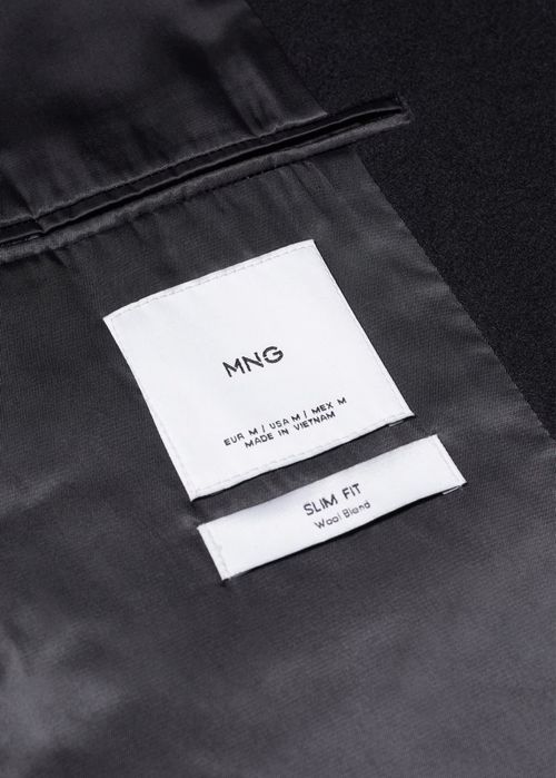 MANGO мъжко палто тъмносиньо