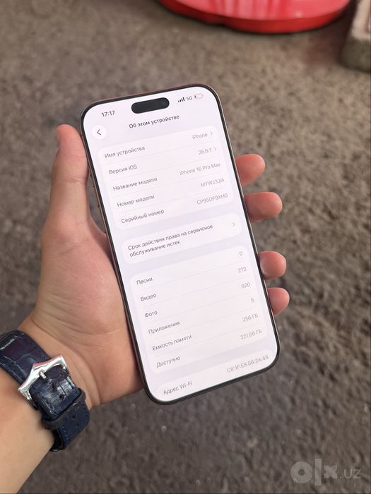 iphone 16 Pro Max sorchni