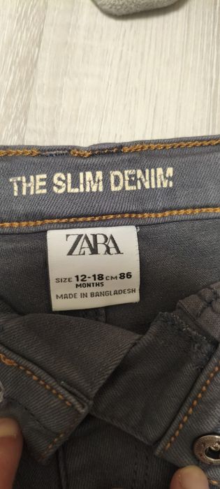 Пальто и джинсы на мальчика 9-18м