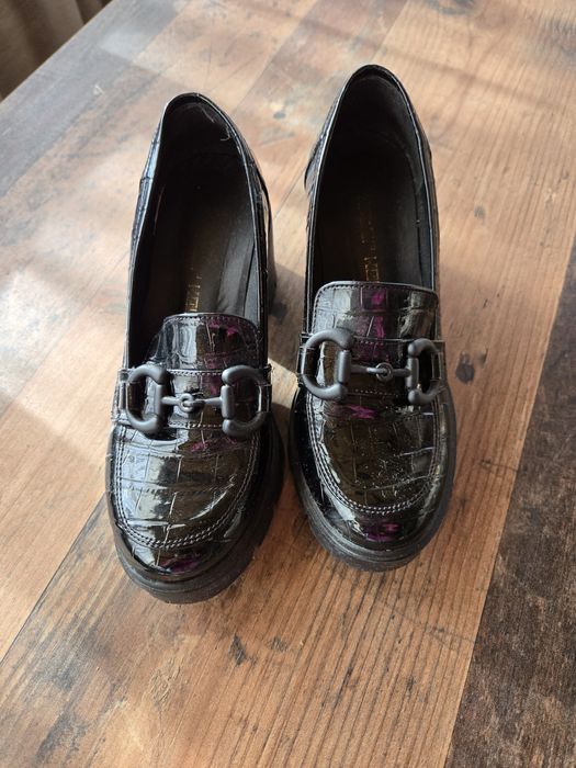 Лечение обувки с дебел ток