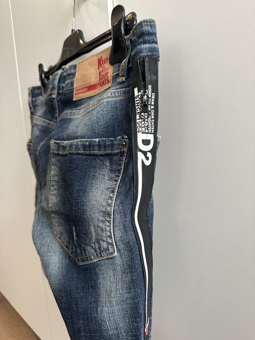 Къси мъжки сини дънки