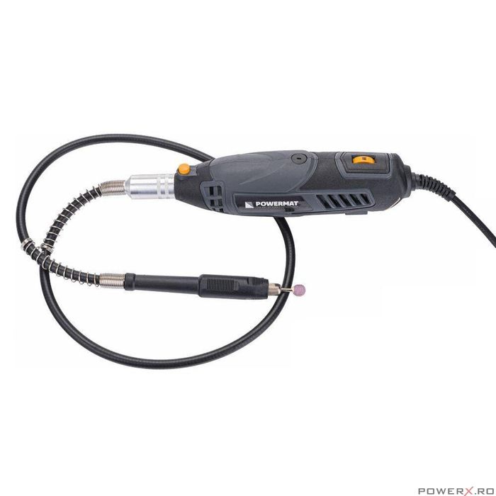 Set mini polizor drept, 250 W, 100 accesorii incluse, Powermat