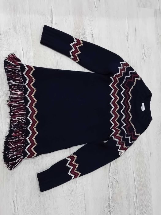 Rochie Moncler Kids Abito, lână și cașmir, chevron, 10 ani/140- Bluze