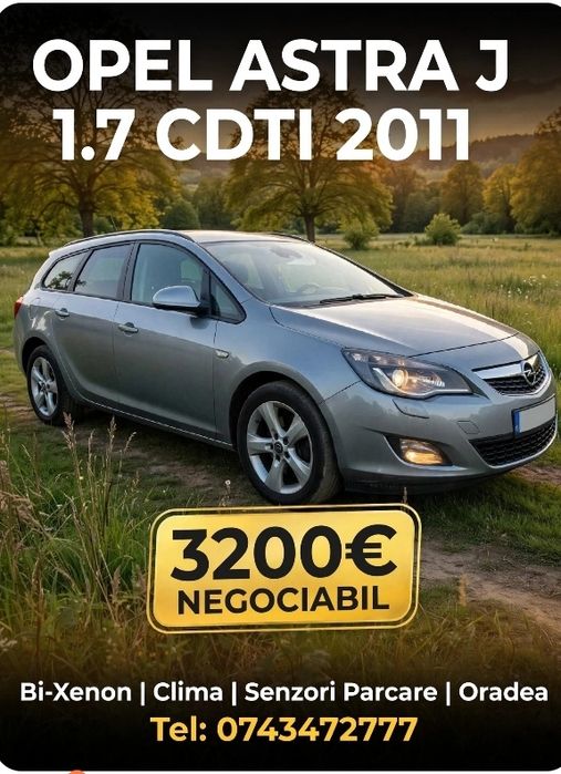 Opel Astra J 1,7 cm C.P.125