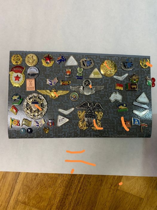 Insemne militare textile noi ,aplicabile la cald