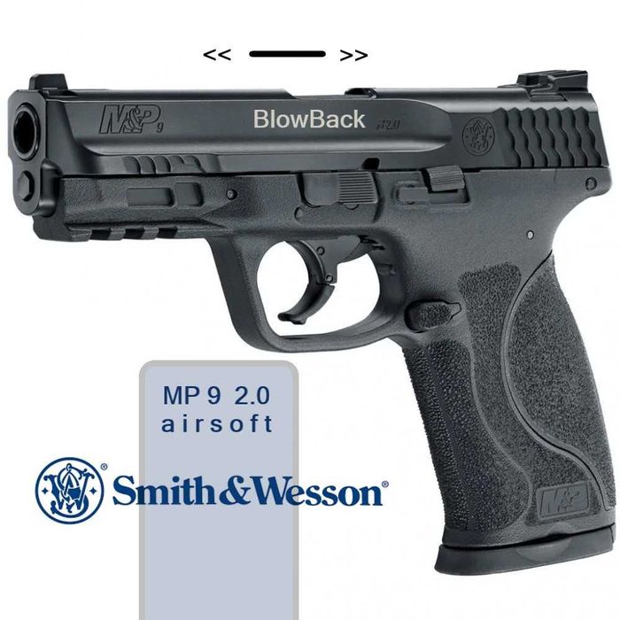 Pistol Smith&Wesson MP9   2.0 airsoft Metal slide UMAREX
