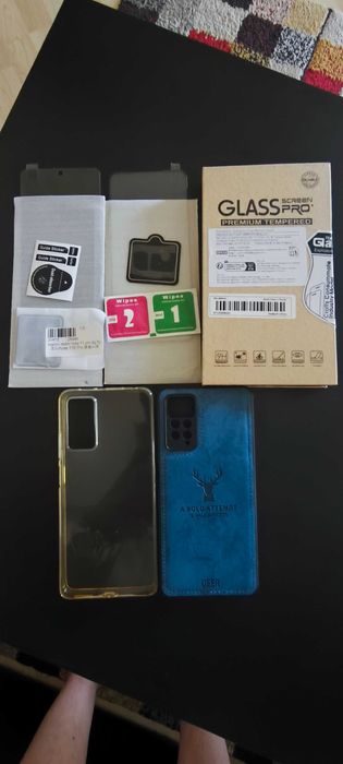 4 бр. Протектор + кейс за Redmi note 11 pro 5G