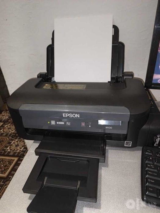 Epson M 100 Skarasnoy Oqqora Struyni Printer Tiniq Xolatda