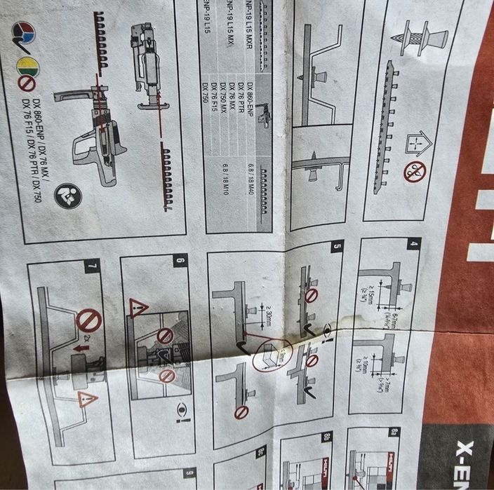 HILTI DX 76 PTR Pistol pentru capse,cuie incluse Set Professional