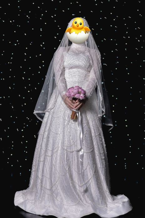 Келин кўйлак, корсетсиз, 1 мартта кийилган