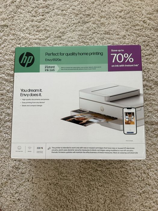 Multifunctional imprimanta HP Envy 6520e impecabila in garantie