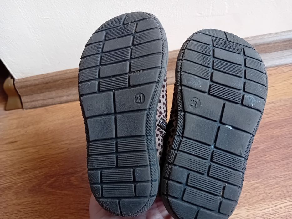 Бебешки боти от естествена кожа 21 номер