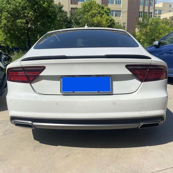 Спойлер лип за багажника – Audi A7 (2012-2018), черен гланц, Ауди