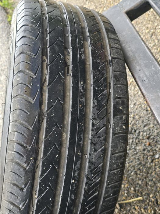 Jante BMW seria 7,5si 3 cauciucuri aproape noi