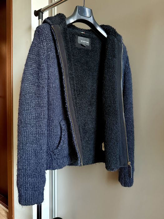 Energie Зимна жилетка от вълна с цип и качулка. Черна. Размер М. ТОП